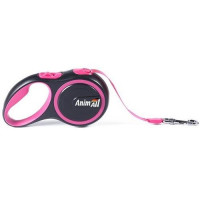Поводок-рулетка AnimAll для собак вагою до 15 кг, 3 м, рожевий Поводок-рулетка AnimAll для собак вагою до 15 кг, 3 м, рожевий