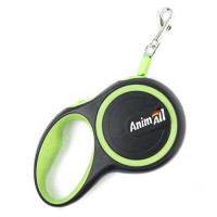 Рулетка поводок AnimAll для собак до 50 кг, салатовый Рулетка поводок AnimAll для собак до 50 кг, салатовый