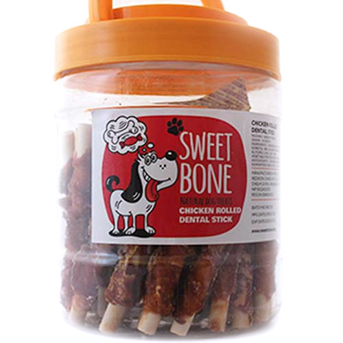 Лакомство Sweet Bone Мясо Курицы на палочке для зубов 500 г
