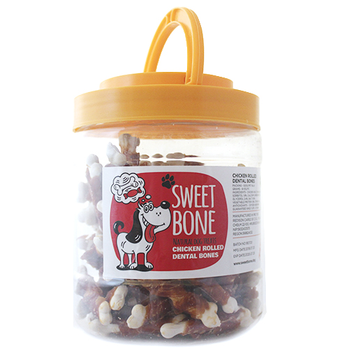 Ласощі Sweet Bone М'ясо Курки на кісточці для зубів 500 г
