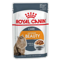 Влажный корм Royal Canin Intense Beauty для кошек с проблемной шерстью, кусочки в соусе, 85 г Влажный корм Royal Canin Intense Beauty для кошек с проблемной шерстью, кусочки в соусе, 85 г