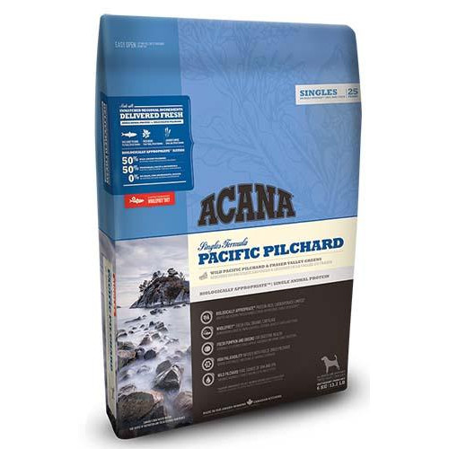 Cухой гіпоалергенний корм Acana Pacific Pilchard зі смаком тихоокеанської сардини для собак всіх порід, 340 г