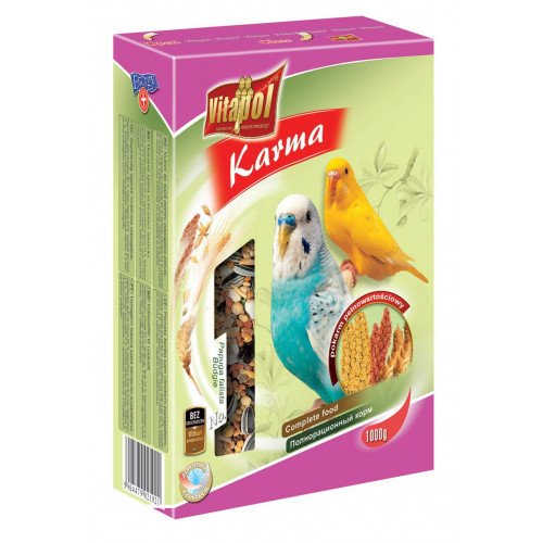 Корм Vitapol Karma повнораціонний, для папуг, 1 кг