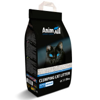 Бентонитовый наполнитель AnimAll мелкая фракция, для кошек, 5 кг