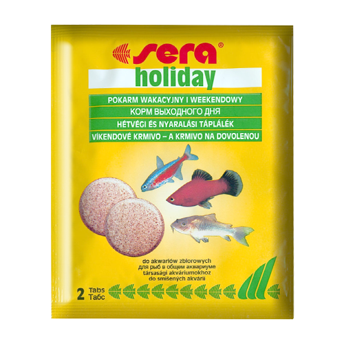 Sera Holiday корм выходного дня, 2 таблетки