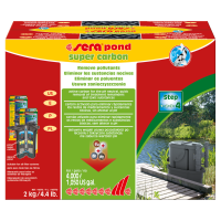 Sera Pond Super Carbon активированный уголь для устранения вредных веществ в прудах, 2 кг Sera Pond Super Carbon активированный уголь для устранения вредных веществ в прудах, 2 кг