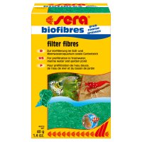 Синтетичний наповнювач Sera Biofibres Coarse для фільтрів, 40 г Синтетичний наповнювач Sera Biofibres Coarse для фільтрів, 40 г
