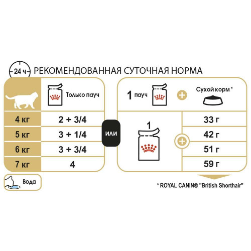 Вологий корм Royal Canin British Shorthair Adult для британських кішок, 85 г