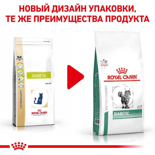 Сухий корм Royal Canin Diabetic при цукровому діабеті у кішок, 400 г
