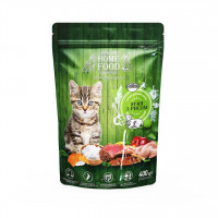Сухий корм Home Food Супер-преміум для кошенят всіх порід, з ягням, 400 г Сухий корм Home Food Супер-преміум для кошенят всіх порід, з ягням, 400 г