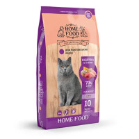 Сухий корм Home Food для дорослих котів породи Британська короткошерста, індичка і телятина, 10 кг Сухий корм Home Food для дорослих котів породи Британська короткошерста, індичка і телятина, 10 кг