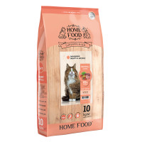 Сухой корм Home Food Hairball Control для выведения шерсти у взрослых кошек, с индейкой и уткой, 10 кг Сухой корм Home Food Hairball Control для выведения шерсти у взрослых кошек, с индейкой и уткой, 10 кг