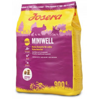 Сухой корм Josera Adult Miniwell для взрослых собак малых пород, с птицей, рисом и кукурузой, 900 г Сухой корм Josera Adult Miniwell для взрослых собак малых пород, с птицей, рисом и кукурузой, 900 г