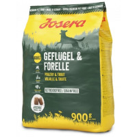 Сухий корм Josera Adult Geflugel & Forelle для дорослих і активних собак, з м'ясом птиці і форелі, 900 г Сухий корм Josera Adult Geflugel & Forelle для дорослих і активних собак, з м'ясом птиці і форелі, 900 г