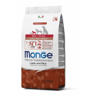 Сухий корм MONGE DOG Mini Puppy & Junior ягня з рисом, 800 г Сухий корм MONGE DOG Mini Puppy & Junior ягня з рисом, 800 г