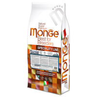 Сухой корм MONGE DOG All breeds Hypoallergenic лосось с тунцом, 15 кг Сухой корм MONGE DOG All breeds Hypoallergenic лосось с тунцом, 15 кг