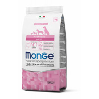 Сухий корм MONGE DOG All breeds Adult свинина, рис і картопля, 2.5 кг Сухий корм MONGE DOG All breeds Adult свинина, рис і картопля, 2.5 кг