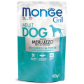 Вологий корм MONGE DOG GRILL з тріскою, 100 г