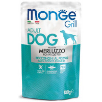 Влажный корм MONGE DOG GRILL с треской, 100 г Влажный корм MONGE DOG GRILL с треской, 100 г