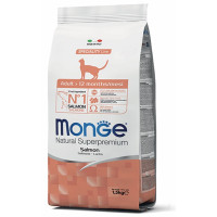 Сухий корм MONGE CAT Adult з лососем, 1.5 кг Сухий корм MONGE CAT Adult з лососем, 1.5 кг