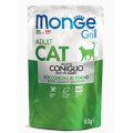 Влажный корм MONGE CAT GRILL Adult кролик, 85 г