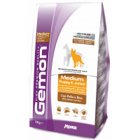 Сухий корм GEMON DOG Medium Puppy & Junior курка з рисом 15 кг Сухий корм GEMON DOG Medium Puppy & Junior курка з рисом 15 кг