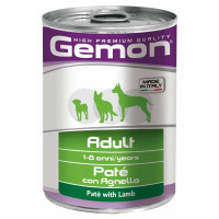 Вологий корм GEMON DOG WET Adult паштет з ягням 0,4 кг Вологий корм GEMON DOG WET Adult паштет з ягням 0,4 кг