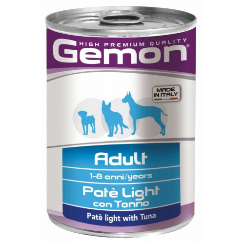 Вологий корм GEMON DOG WET Adult лайт паштет з тунцем 0,4 кг
