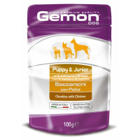 Влажный корм GEMON DOG WET Puppy & Junior кусочки с курицей 0,1 кг Влажный корм GEMON DOG WET Puppy & Junior кусочки с курицей 0,1 кг