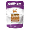 Вологий корм GEMON CAT WET Senior шматочки з індичкою 0,1 кг