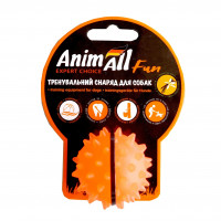 Игрушка AnimAll Fun мяч каштан для собак, 5 см, оранжевая Игрушка AnimAll Fun мяч каштан для собак, 5 см, оранжевая