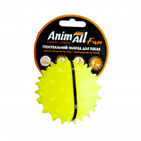 Игрушка AnimAll Fun мяч каштан для собак, 7 см, желтая Игрушка AnimAll Fun мяч каштан для собак, 7 см, желтая