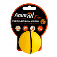 Іграшка AnimAll Fun тренувальний м'яч для собак, 5 см, жовта Іграшка AnimAll Fun тренувальний м'яч для собак, 5 см, жовта