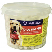 Витаминно-минеральная добавка Palladium Биостим-40 для укрепления здоровья собак, 1000 табл. по 2 г