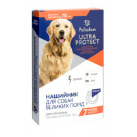 Ошейник Palladium Ultra Protect от блох и клещей для собак крупных пород, синий, 70 см Ошейник Palladium Ultra Protect от блох и клещей для собак крупных пород, синий, 70 см