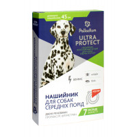 Нашийник Palladium Ultra Protect від бліх і кліщів для собак середніх порід, червоний, 45 см Нашийник Palladium Ultra Protect від бліх і кліщів для собак середніх порід, червоний, 45 см
