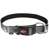 Нашийник Trixie Silver Reflect L-XL світловідбиваючий, 40-65 см х 25 мм, чорно-сірий Нашийник Trixie Silver Reflect L-XL світловідбиваючий, 40-65 см х 25 мм, чорно-сірий