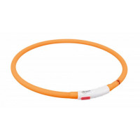Нашийник Trixie Flash Light USB розмір XS-XL, що світиться, помаранчевий, 10 мм, 70 см Нашийник Trixie Flash Light USB розмір XS-XL, що світиться, помаранчевий, 10 мм, 70 см