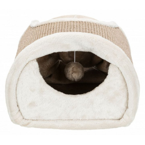 Дряпка тоннель Trixie для кошек, 110х30х38 см, серый с коричневым