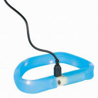 Ошейник Trixie Flash Light USB ML светящийся, 50 см х 30 мм, синий Ошейник Trixie Flash Light USB ML светящийся, 50 см х 30 мм, синий