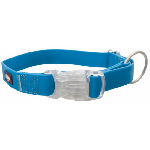 Ошейник Trixie Easy Flash M-L с флешером и силиконовым покрытием, 35-55 см х 25 мм, синий