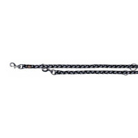 Поводок-перестёжка Trixie Cavo Reflect Adjustable Lead для собак, светоотражающий, размер S-M, 2 м/12 мм, чёрный Поводок-перестёжка Trixie Cavo Reflect Adjustable Lead для собак, светоотражающий, размер S-M, 2 м/12 мм, чёрный