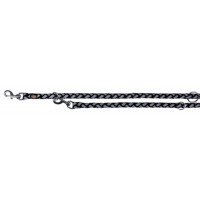 Повідець-перестібка Trixie Cavo Reflect Adjustable Lead для собак, світловідбиваючий, розмір L-XL, 2 м/18 мм, чорний