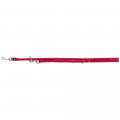 Повідець-перестібка Trixie Cavo Adjustable Lead для собак, плетений, круглий, розмір S-M, 2 м/12 мм, червоний