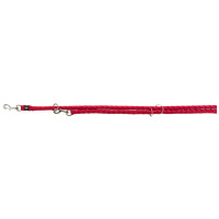 Поводок-перестёжка Trixie Cavo Adjustable Lead для собак, плетёный, круглый, размер S-M, 2 м/12 мм, красный Поводок-перестёжка Trixie Cavo Adjustable Lead для собак, плетёный, круглый, размер S-M, 2 м/12 мм, красный