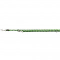 Повідець-перестібка Trixie Cavo Adjustable Lead для собак, плетений, круглий, розмір S-M, 2 м/12 мм, зелений/салатовий