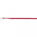 Повідець-перестібка Trixie Cavo Adjustable Lead для собак, плетений, круглий, розмір L-XL, 2 м/18 мм, червоний