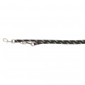 Повідець-перестіжки Trixie Sporty Rope L-XL для собак, 2 м х 13 мм, чорний