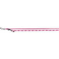 Поводок Trixie Rose Heart для собак, 2 карабина, нейлон, 2 м х 10 мм, розовый Поводок Trixie Rose Heart для собак, 2 карабина, нейлон, 2 м х 10 мм, розовый