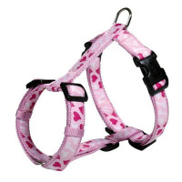 Шлея Trixie Rose Heart для собак, нейлон, 30-40 см х 15 мм, розовый Шлея Trixie Rose Heart для собак, нейлон, 30-40 см х 15 мм, розовый